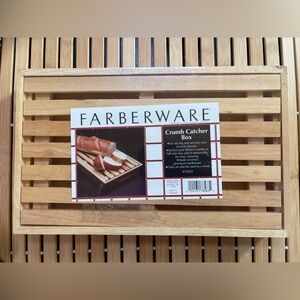 Farberware Wooden Crumb Catcher Box - 9”x 14 3/4”